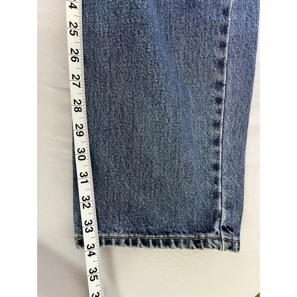 Vintage 2001 Levi’s 550 Denim Blue Jean USA Made 550-4886 Men’s 33x34
